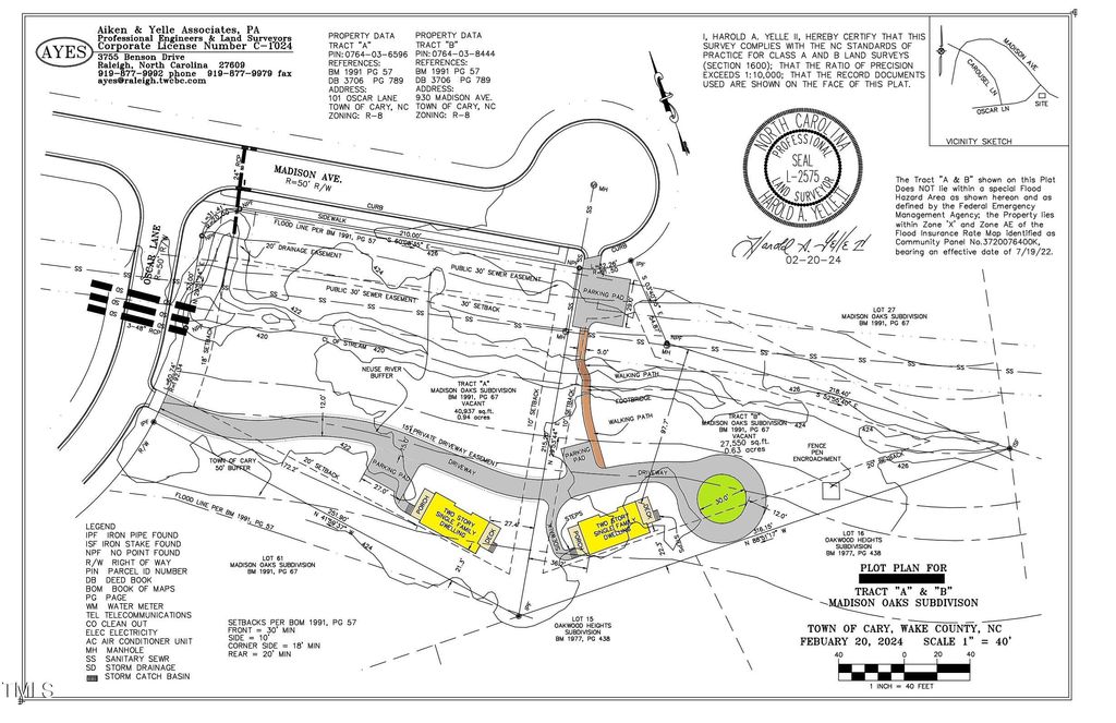 930 Madison Avenue, Cary, NC 27513, MLS 10030610 Allen Tate