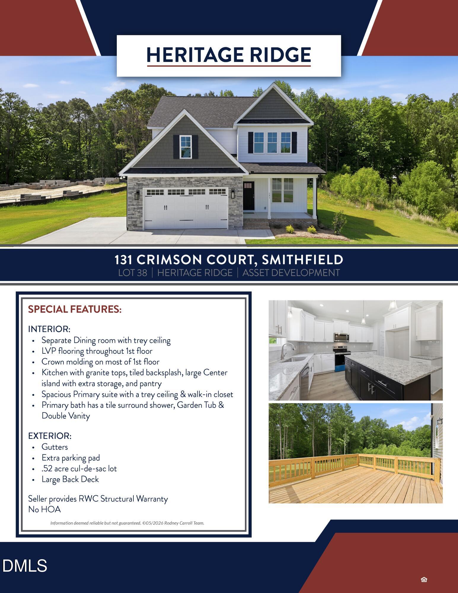 131 Crimson Court Lot 38