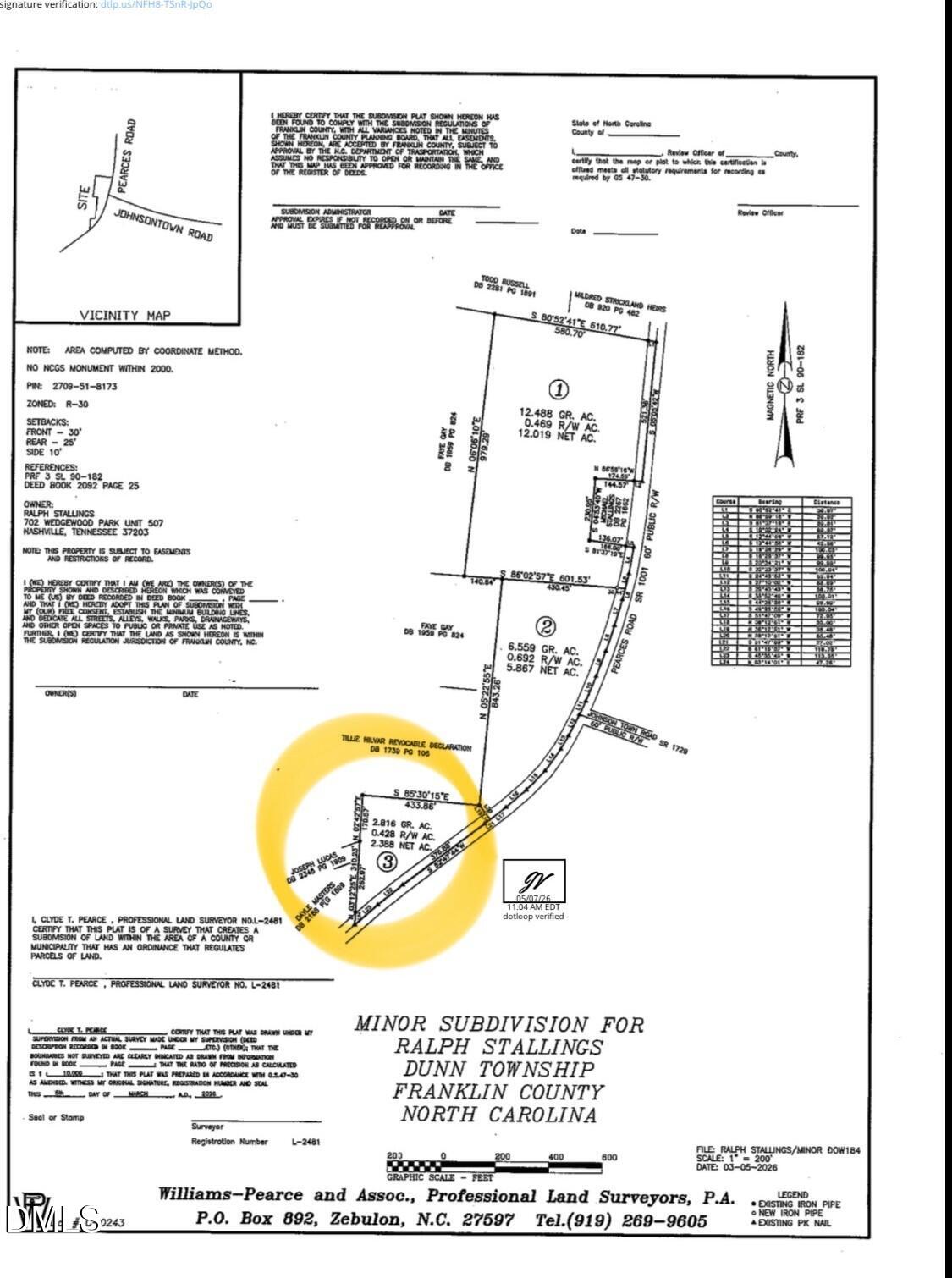 2.8 Acres Pearces Road
