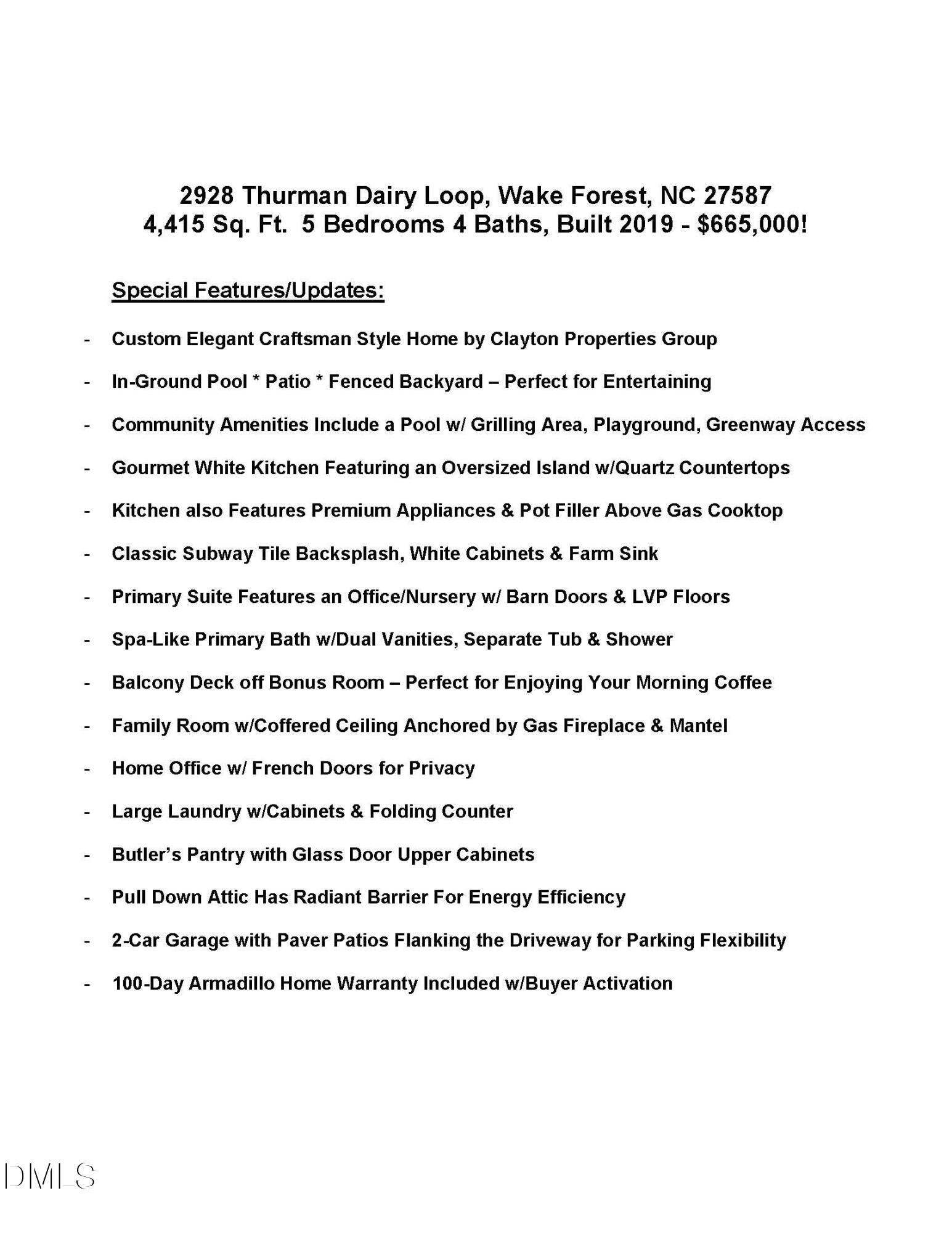 2928 Thurman Dairy Lp