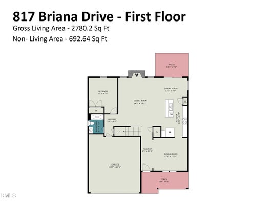 817 BRIANA DR, DURHAM, NC 27712 - Image 98381fc50271abaf9fcf0b2d7238fc15/2209157647