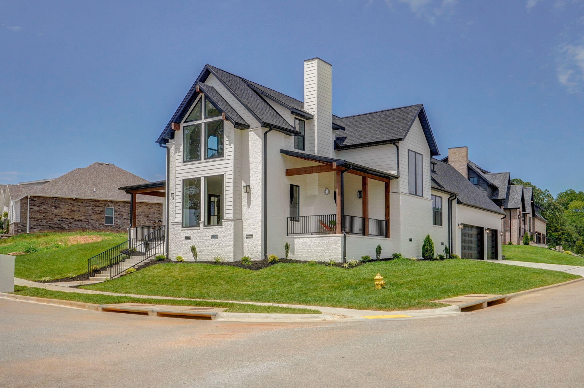Welcome to this Hickory Hills stunner!! Featuring 4,000 sq ft by CRM BUILT LLC. This home features a modern feel, tons of natural light, and great craftsmanship! This home offers a great office space, large master suite, custom cabinets with 36 inch gas range, and beautiful wall treatments. This home features an amazing corner lot, and two exterior porches! You will also see a stunning kitchen area built for entertainment and a butlers pantry for great utility! You will not miss any natural sunlight with all of the beautifully shaped, large windows in this home! Your primary suite will feature heated tile in the bathroom, sconce lighting, a tub wall behind your free standing tub, and large wood built closet! Don't miss out on this beautiful home in a great East Springfield community!!