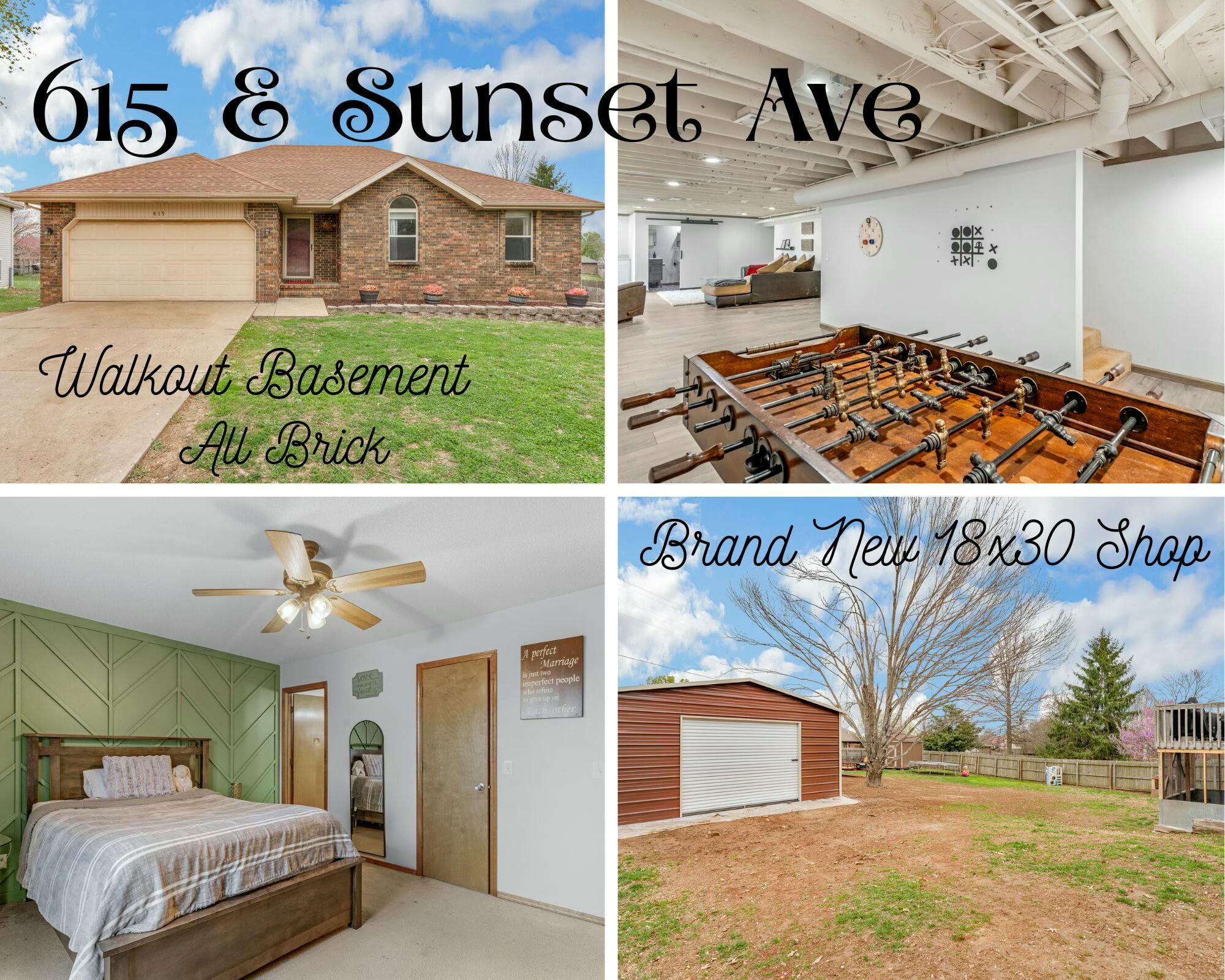 Welcome to your dream home in the heart of Nixa! This spacious All Brick 5-bedroom, 3-bathroom home offers an ideal blend of comfort, functionality, and convenience. The open floor concept creates a seamless flow between the kitchen, dining, and living areas, perfect for entertaining guests or enjoying family time by the cozy wood-burning fireplace.The fully finished basement includes two non-conforming bedrooms, full bathroom and a large living area, providing extra space for a home office, gym, or guest quarters.Outside, the property boasts a brand-new 18x30 shop in the backyard, perfect for a workshop, extra storage, or hobby space. The attached two-car garage offers even more convenience.Located in a prime Nixa neighborhood, this home is close to top-rated schools, shopping, dining, and entertainment. Don't miss the opportunity to make this versatile and well-maintained property yours!