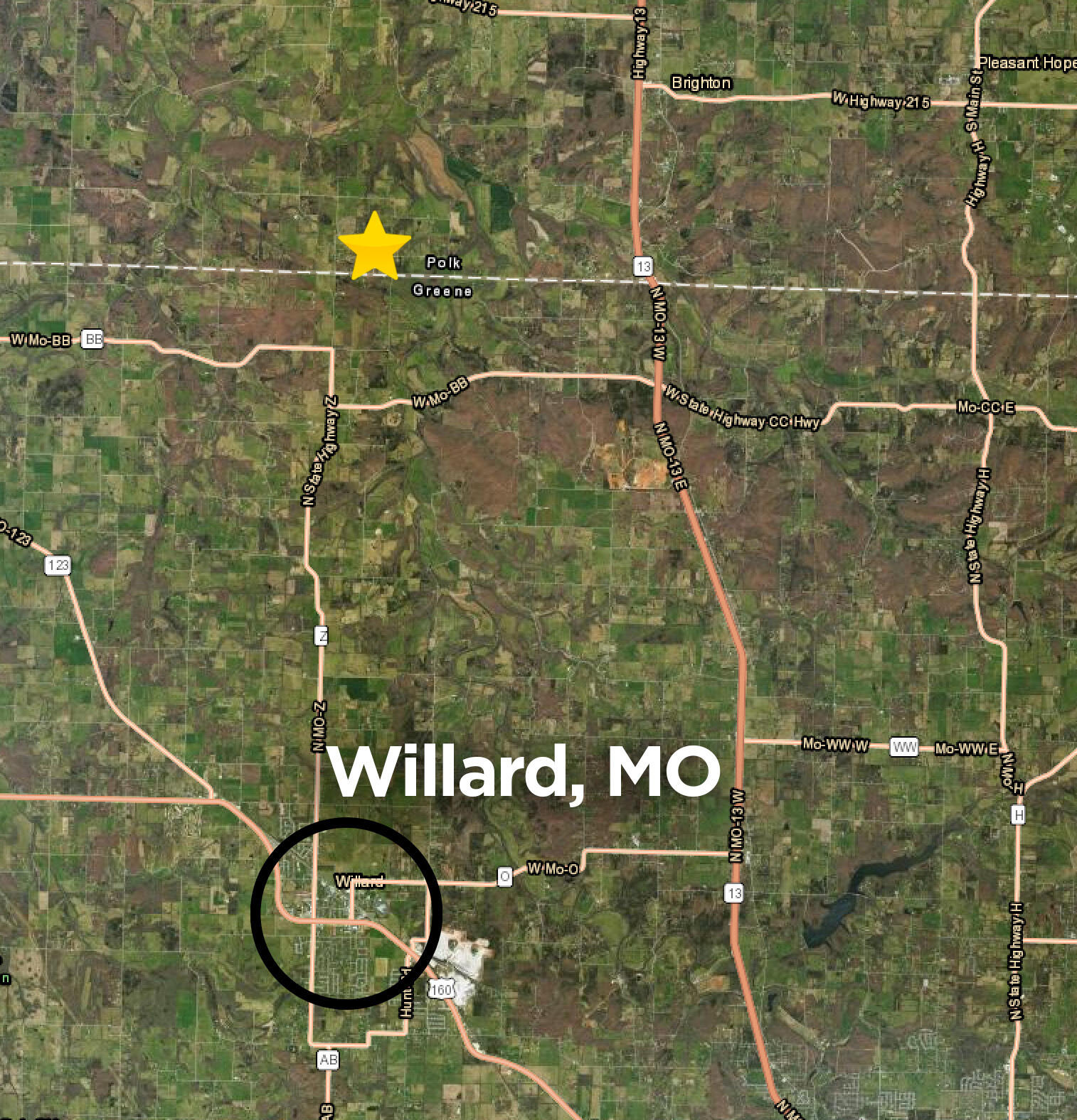 Welcome to your secluded build lot in Willard, Missouri! This 10 acre surveyed unrestricted lot offers the perfect blend of privacy and convenience. The lush tree cover not only creates a serene atmosphere but also offers a natural barrier, ensuring your privacy, seclusion and a home for an abundance of wildlife. Whether you're dreaming of building your dream home or seeking a peaceful retreat from the hustle and bustle, this 10 acre lot in Willard, MO, provides endless opportunities to connect with the great outdoors right in your own backyard. Don't miss your chance to own a slice of paradise - schedule a viewing today!