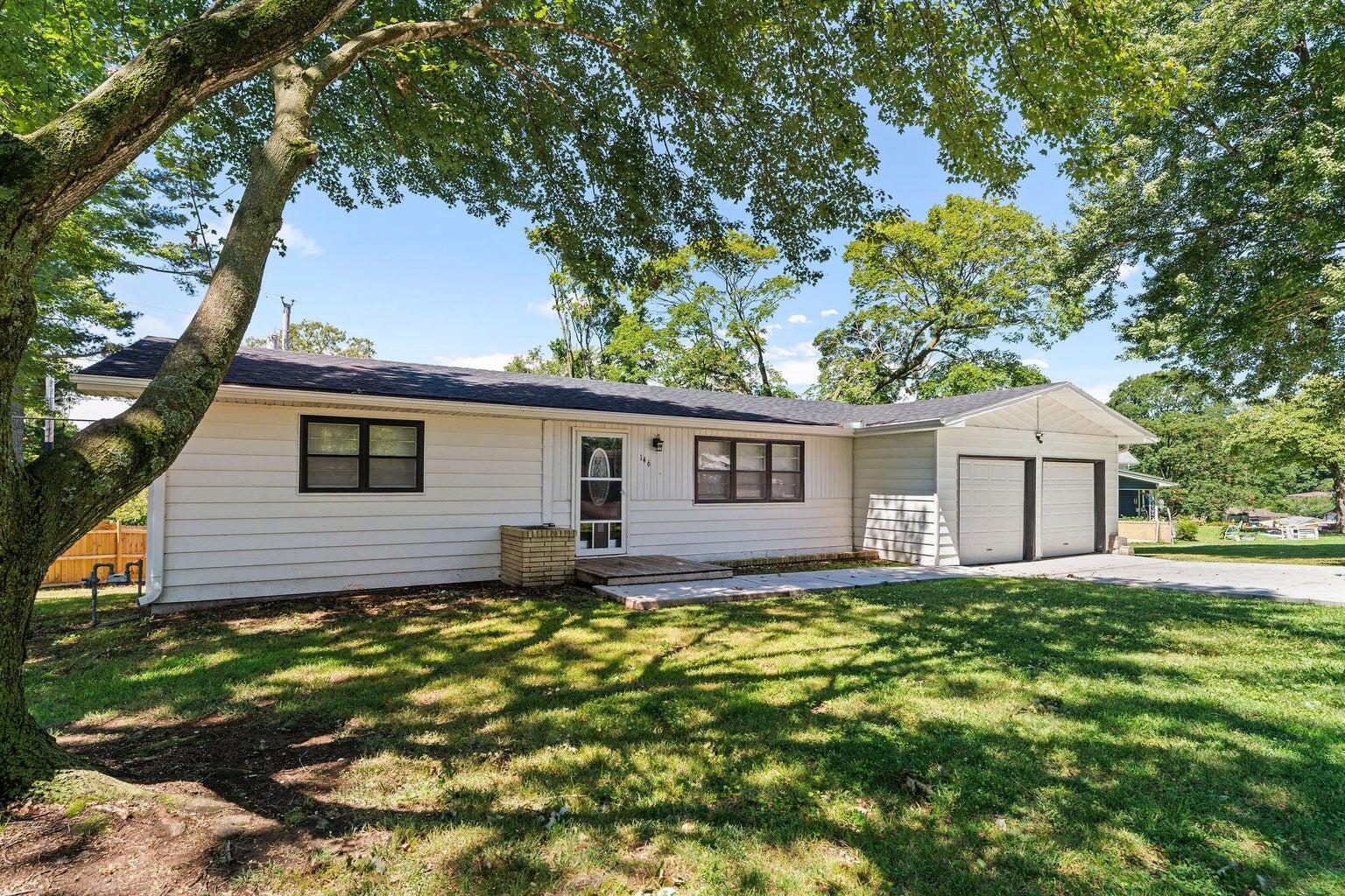Welcome to this beautifully remodeled three-bedroom, two-bath home located in the serene neighborhood of Sunset Heights in Cassville, Missouri. This property was completely renovated within the last 2.5 years , including all-new flooring throughout. The modern appliances, which are just over a year old, will stay with the property. The roof is only two years old, providing peace of mind for years to come. Enjoy the tranquility of Sunset Heights while being conveniently close to local amenities. This home is eligible for government loans, making it an excellent opportunity for qualified buyers. Property is also equipped with a storm shelter/ basement in the back of the home. Don't miss out on this move-in-ready gem!