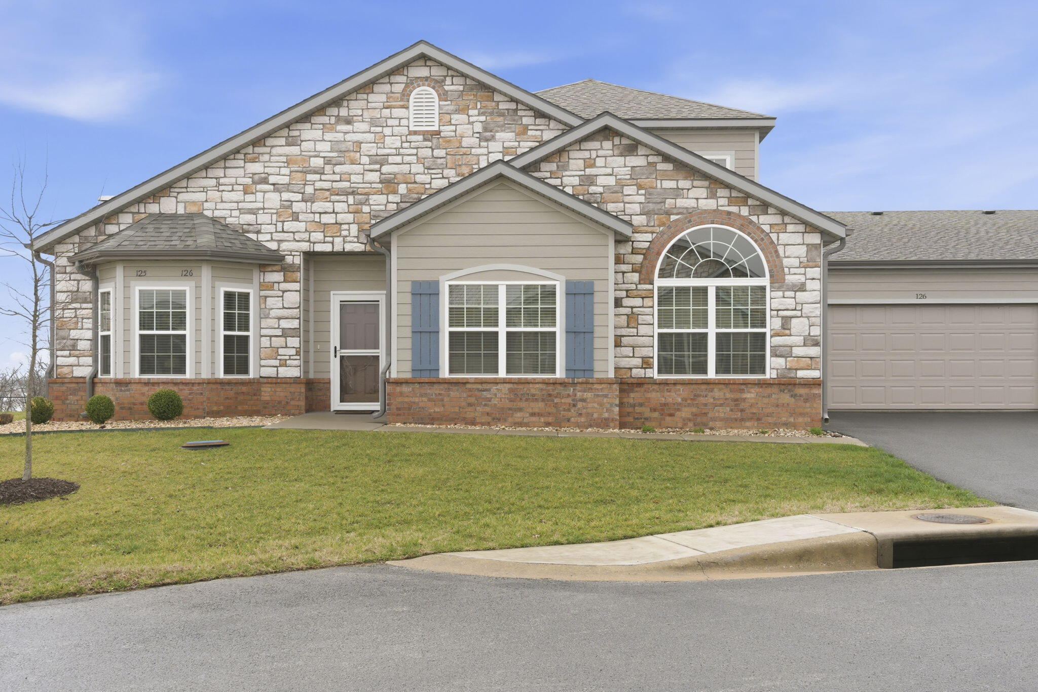 Front of Home 2 Car Garage