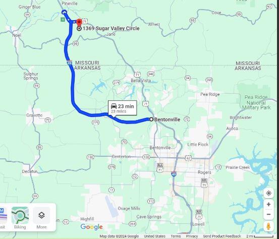 Mcdonald County Map - Land
