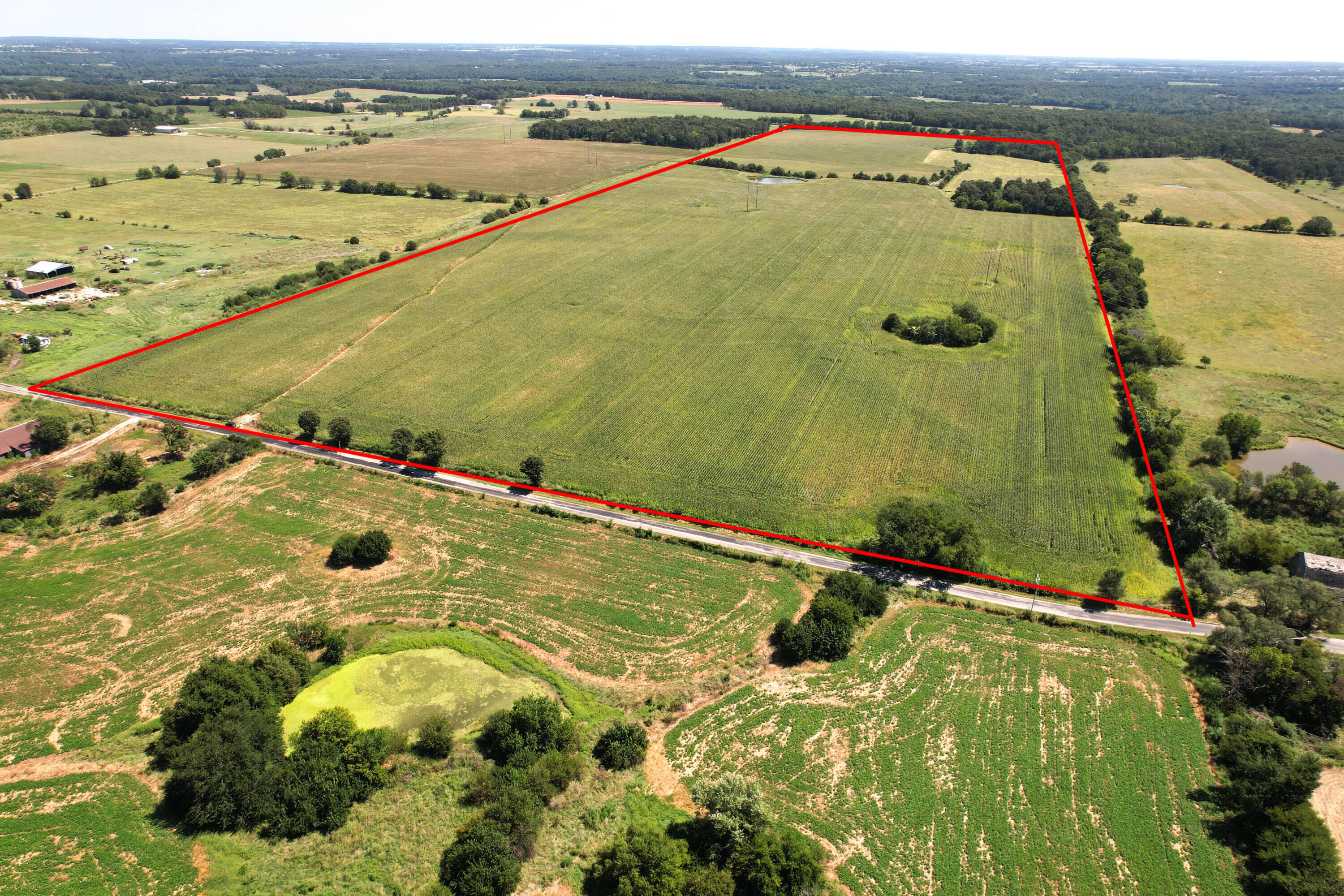 123+/- acres of Class II tillable soils. High quality crop ground.