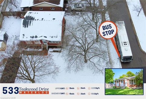 553 Teakwood Drive Waterloo ON N2L 4L5