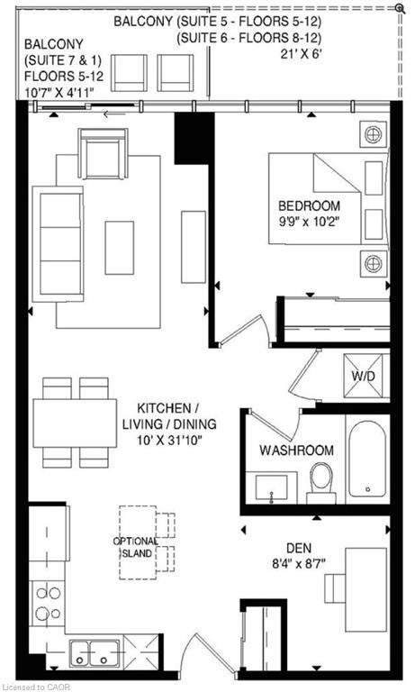 128 King Street N 1205