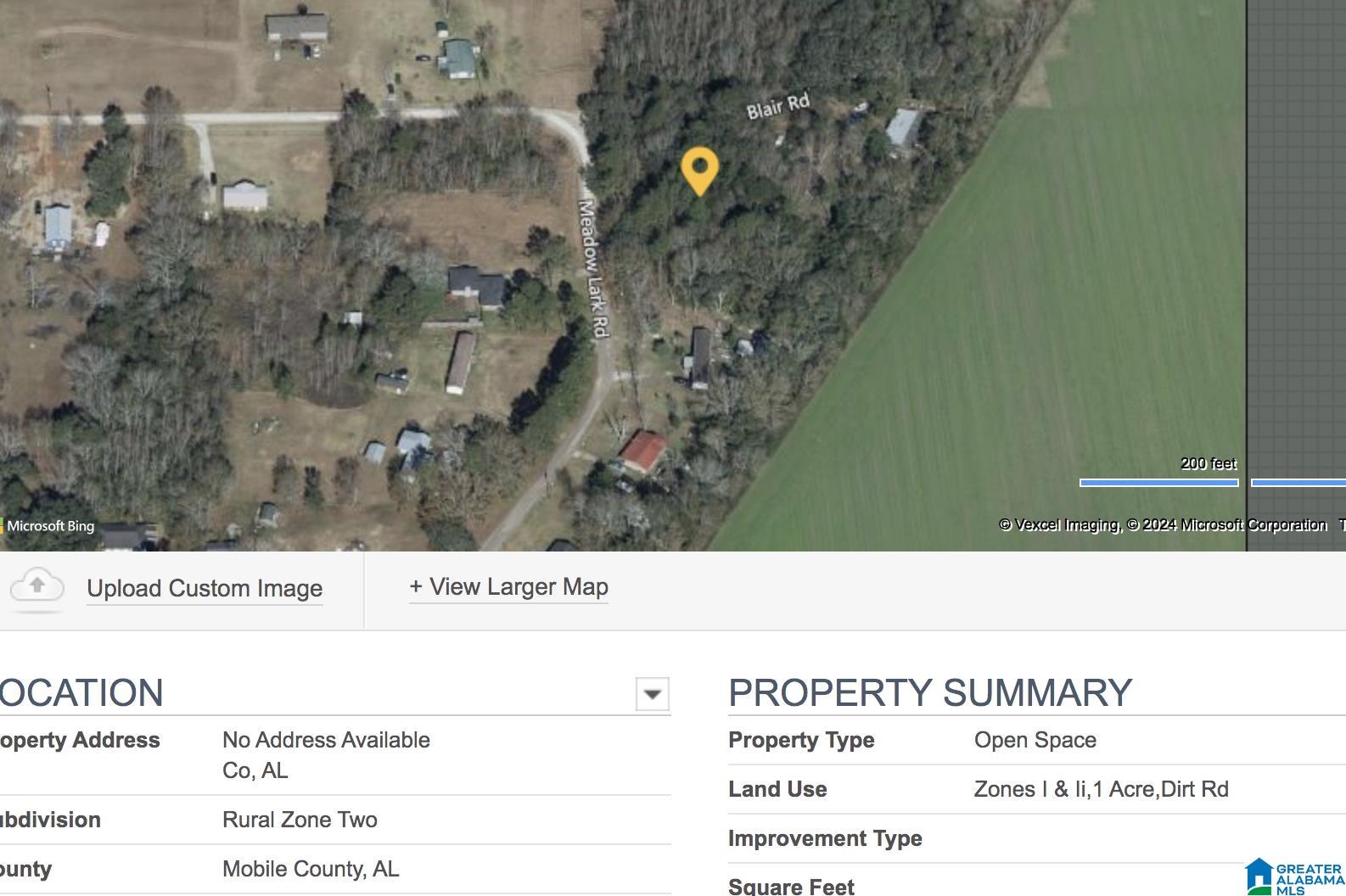 Blair Road, Grand Bay, AL 36541 MLS 21386052 Listing Information