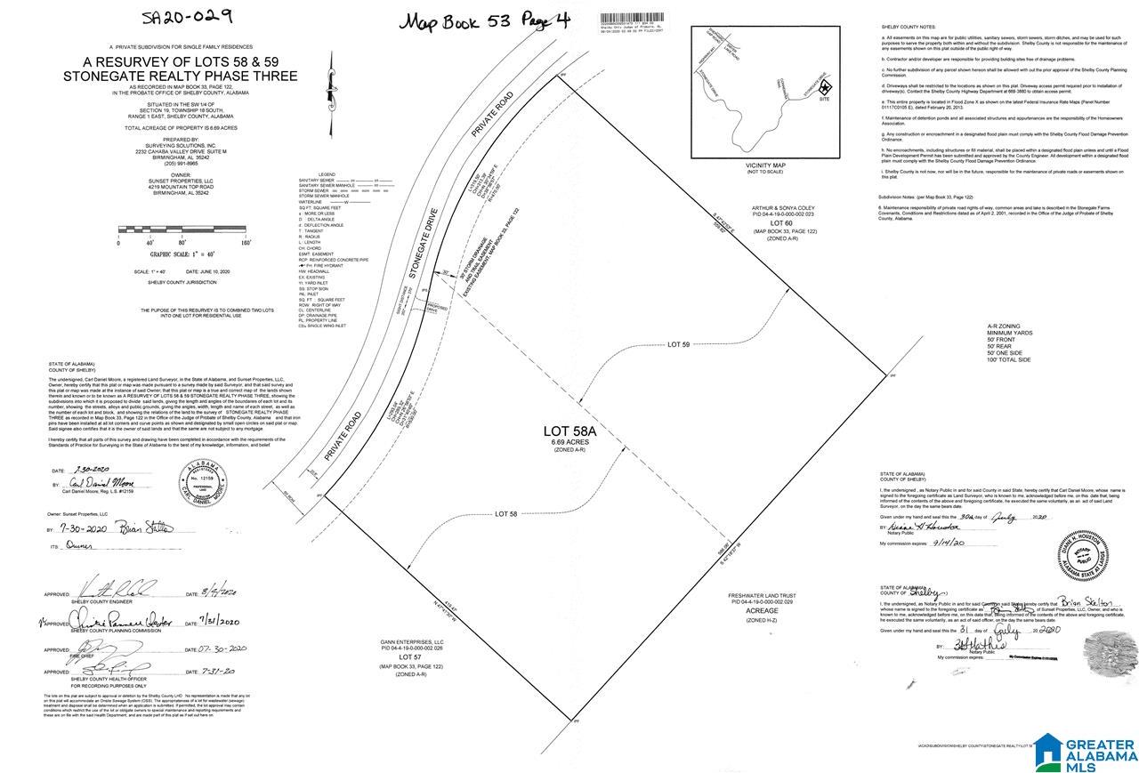 400 Stonegate Drive, Birmingham, AL 35242 MLS 1322536 Listing