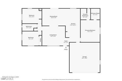 Tiny photo for 130 Placid Drive, Fort Myers, FL 33919 (MLS # 225062309)