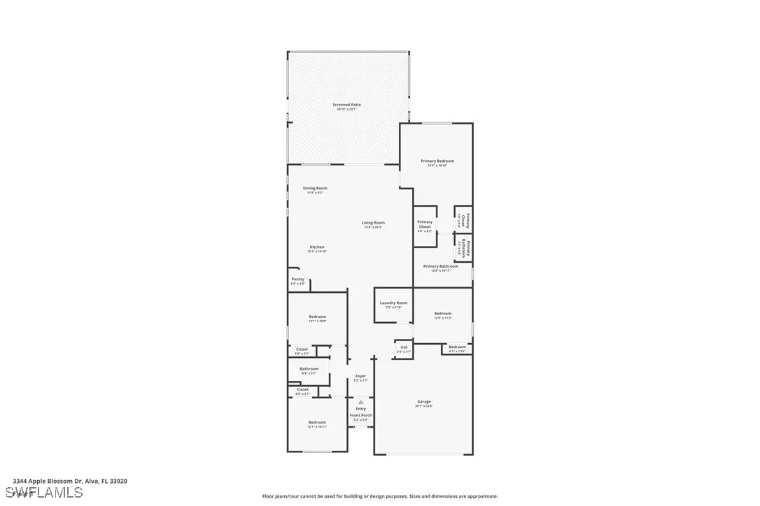 Alva, Florida 33920, United States, 3 Bedrooms Bedrooms, ,2 BathroomsBathrooms,Residential,Active,156999