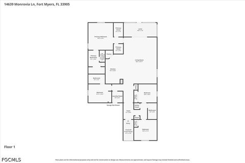 Tiny photo for 14639 Monrovia Lane, Fort Myers, FL 33905 (MLS # 2026018039)