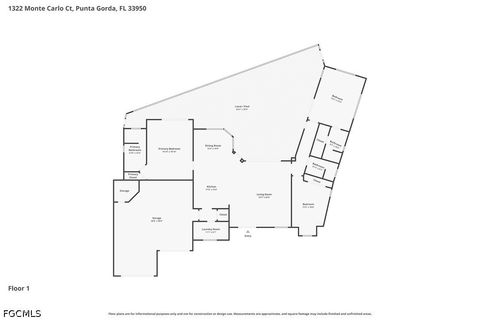 Tiny photo for 1322 Monte Carlo Court, Punta Gorda, FL 33950 (MLS # 2026018737)