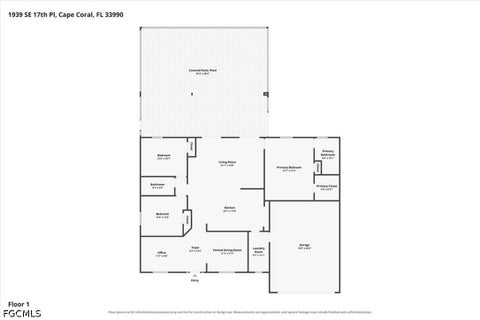 Tiny photo for 1939 SE 17th Place, Cape Coral, FL 33990 (MLS # 2026037676)