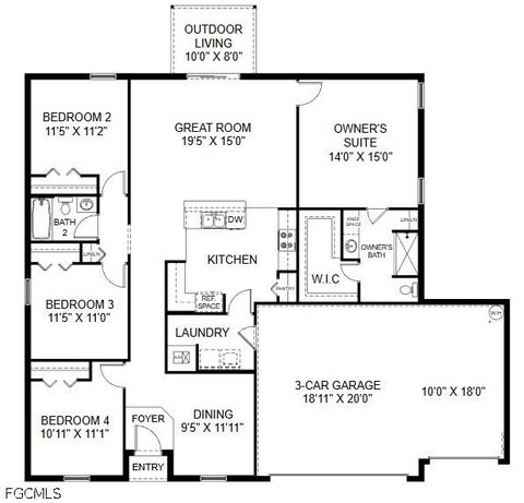 Tiny photo for 2512 38th Street SW, Lehigh Acres, FL 33976 (MLS # 2026039782)