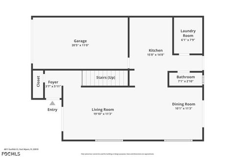 Tiny photo for 4811 Sunfish Court, Fort Myers, FL 33919 (MLS # 2026018258)