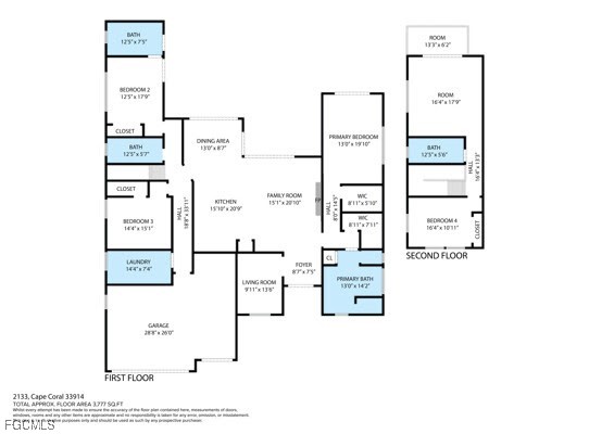 Cape Coral, Florida, 33914, United States, 4 Bedrooms Bedrooms, ,4 BathroomsBathrooms,Residential,Active,1900202