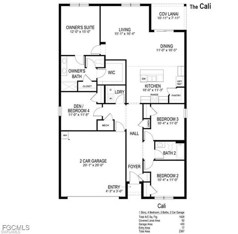 Tiny photo for 1401 Fountain Avenue, Fort Myers, FL 33919 (MLS # 2025009095)