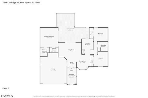 Tiny photo for 7248 Coolidge Road, Fort Myers, FL 33967 (MLS # 2026020204)