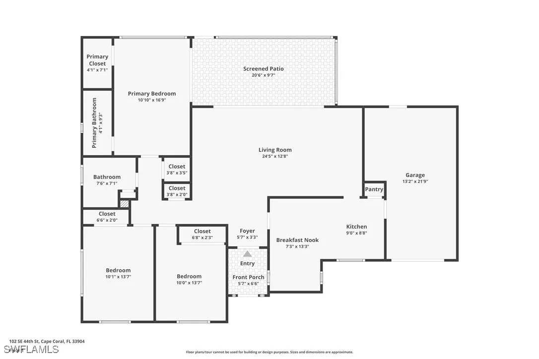 Cape Coral, Florida 33904, United States, 3 Bedrooms Bedrooms, ,2 BathroomsBathrooms,Residential,Active,40987