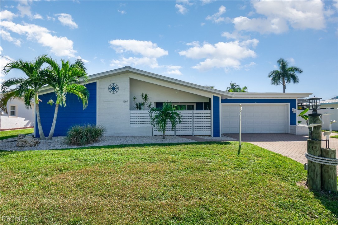 Traditional Florida-style home on the outside; ele