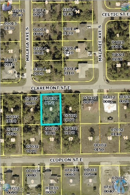 Aerial view of property's location