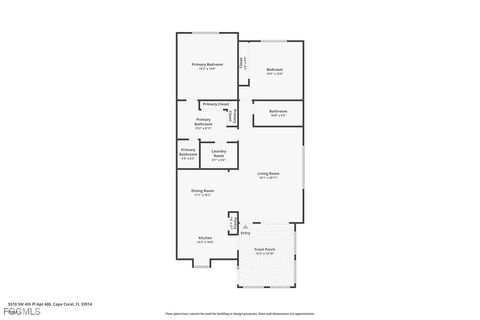 Tiny photo for 5510 SW 4th Place #106, Cape Coral, FL 33914 (MLS # 2026002123)