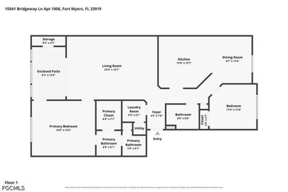 15041 Bridgeway Lane 1006 Fort Myers FL 33919