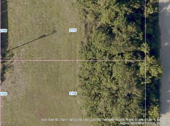 Map of property location with property parcel outl