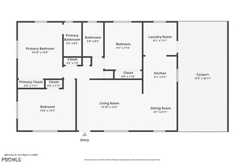Tiny photo for 4800 Zana Drive, Fort Myers, FL 33905 (MLS # 2026018752)