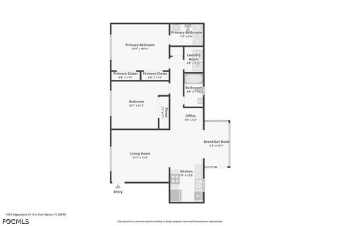 Tiny photo for 1514 Edgewater Circle #3A, Fort Myers, FL 33919 (MLS # 2026020091)