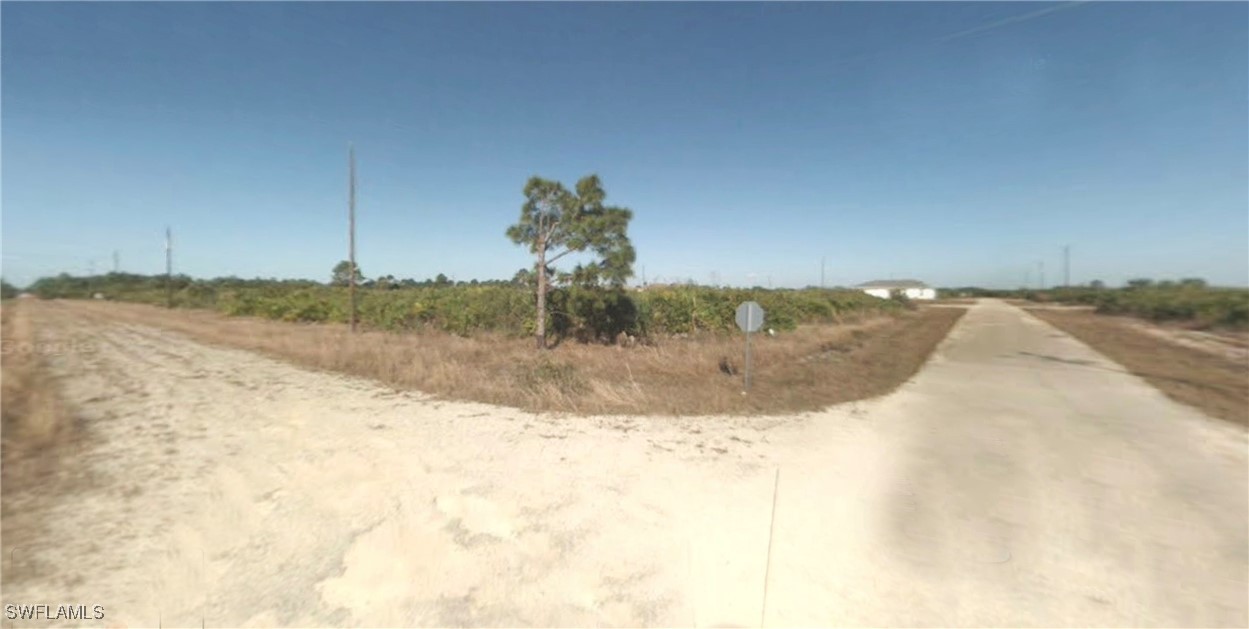View of road with a view of rural / pastoral area