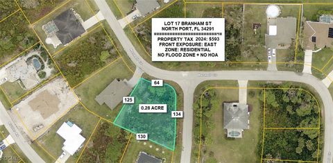 Lot 17 BRANHAM Street North Port FL 34291