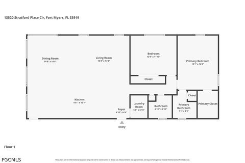 Tiny photo for 13520 Stratford Place Circle #201, Fort Myers, FL 33919 (MLS # 2026017447)
