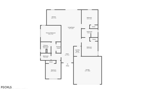 Tiny photo for 2718 51st Street W, Lehigh Acres, FL 33971 (MLS # 2026039306)
