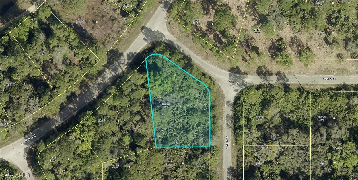 Just over 1/3 acre, (0.368) Located at the corner