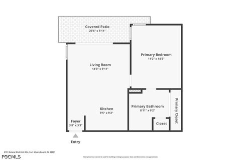 Tiny photo for 8701 Estero Boulevard #304, Bonita Springs, FL 33931 (MLS # 2026024843)