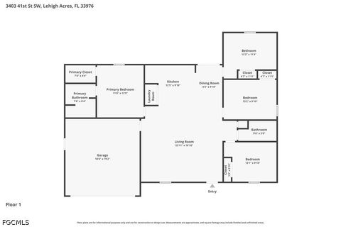 Tiny photo for 3403 41st Street SW, Lehigh Acres, FL 33976 (MLS # 2026022891)