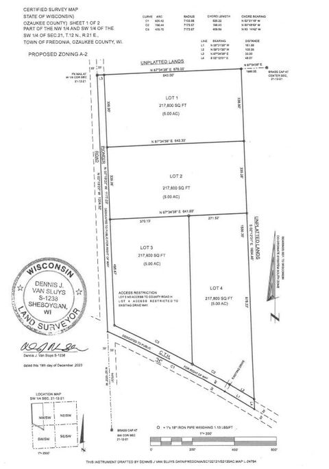 Photo of Lt4 Highway H -, Fredonia, WI 53021 (MLS # 1945539)