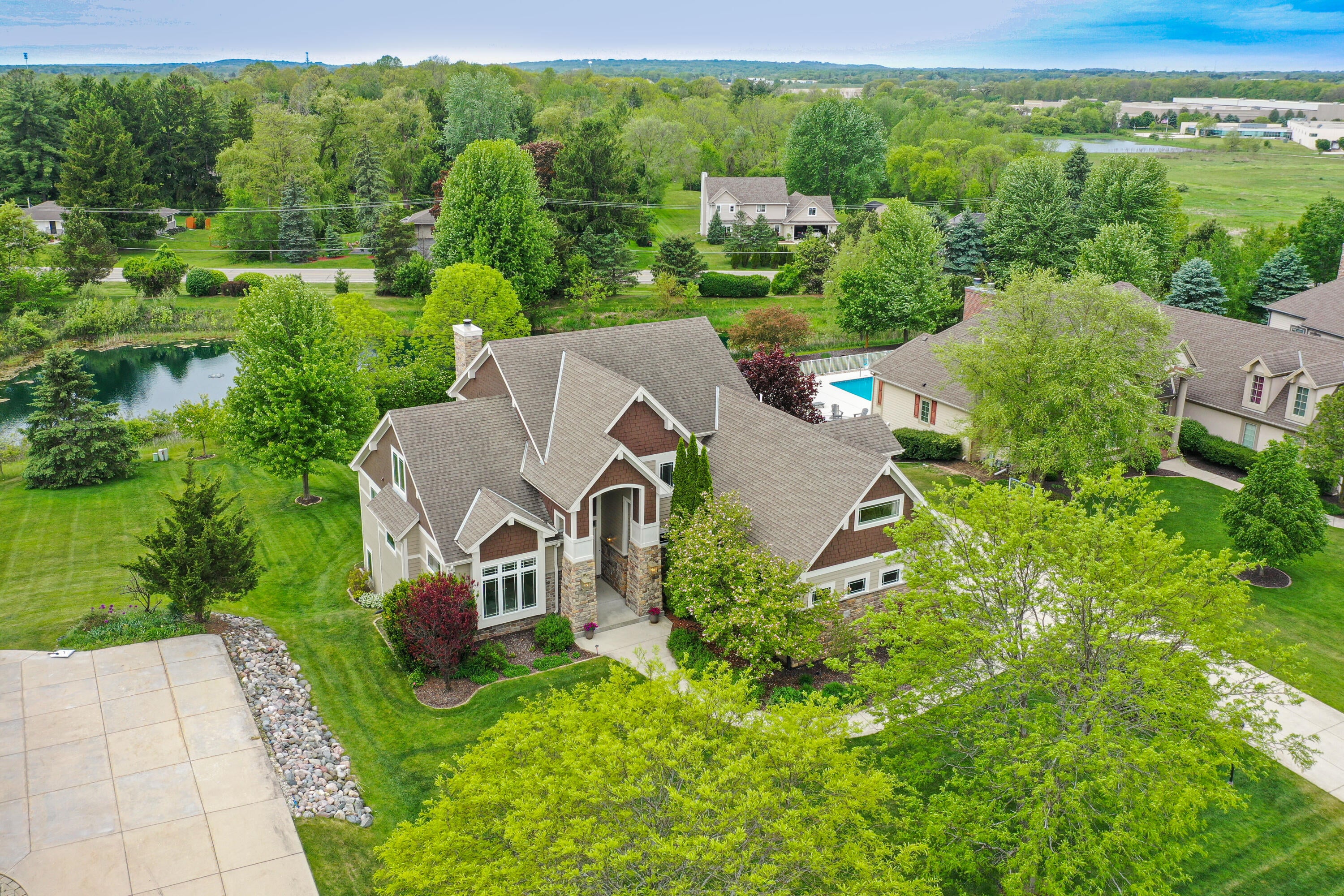 W218N5455 Taylors Woods Dr, Menomonee Falls, WI 53051 — luxury home for sale in the Greater Milwaukee area, listed at $969,900