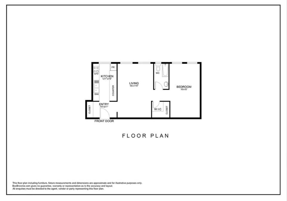 Brooklyn, New York 11218, United States, 1 Bedroom Bedrooms, ,1 BathroomBathrooms,Residential,Active,100259