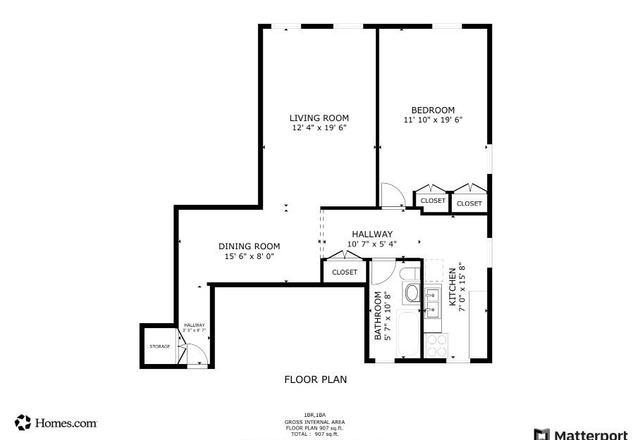 Brooklyn, New York 11230, United States, 1 Bedroom Bedrooms, ,1 BathroomBathrooms,Residential,Active,82224