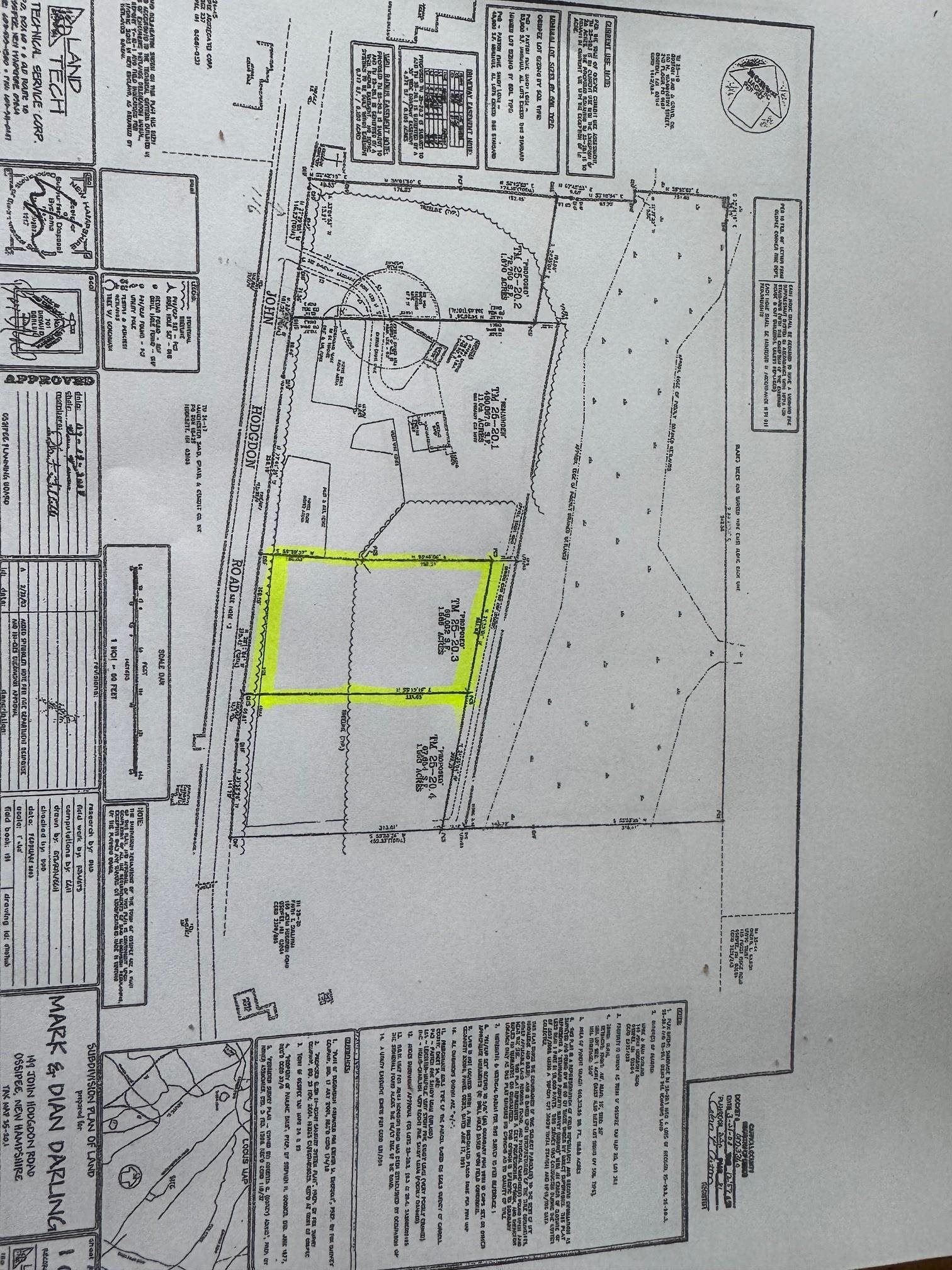 Lot 20.3 (TM4) John Hodgdon Road
