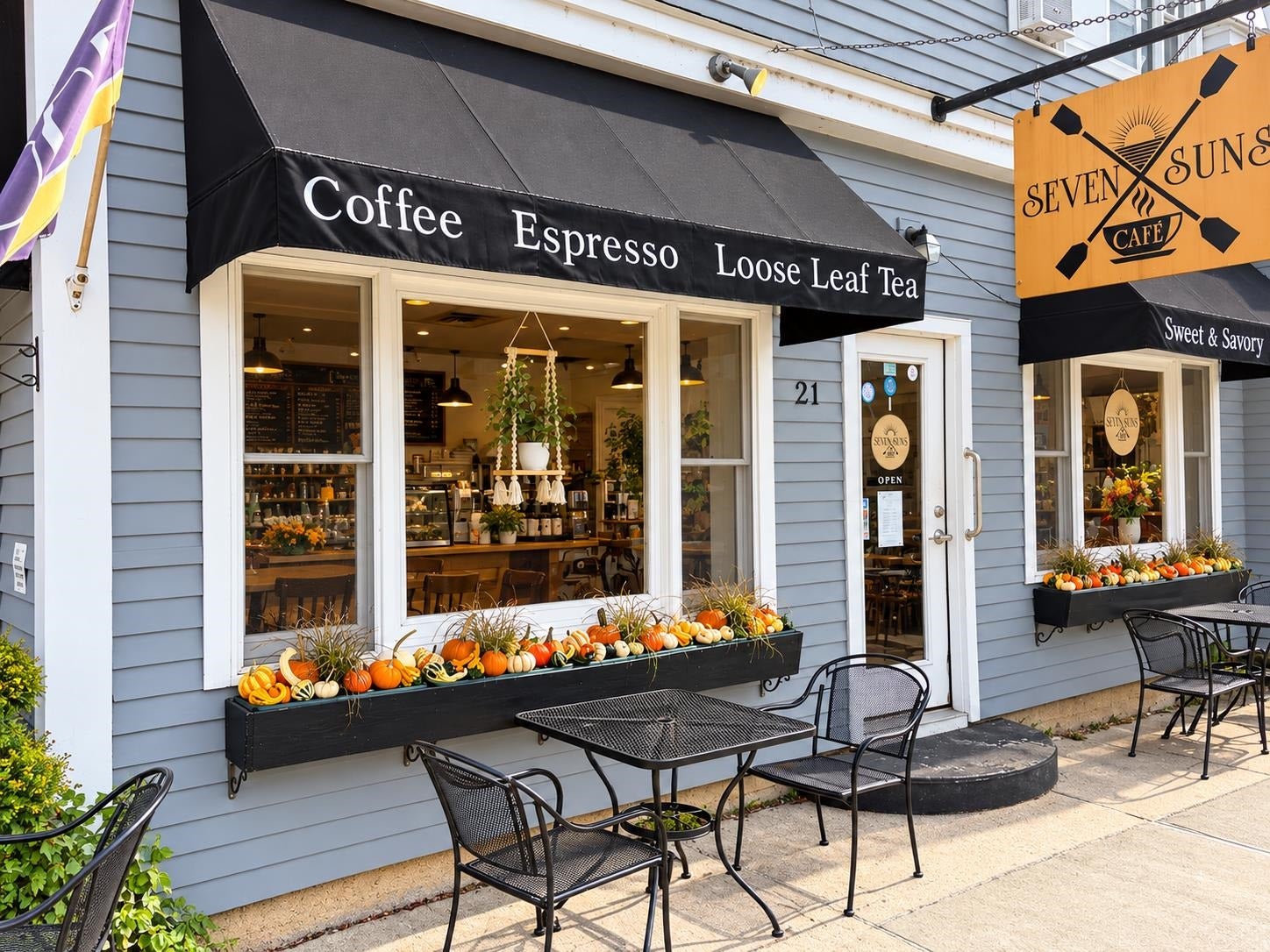 19 Railroad Avenue Seven Suns Cafe