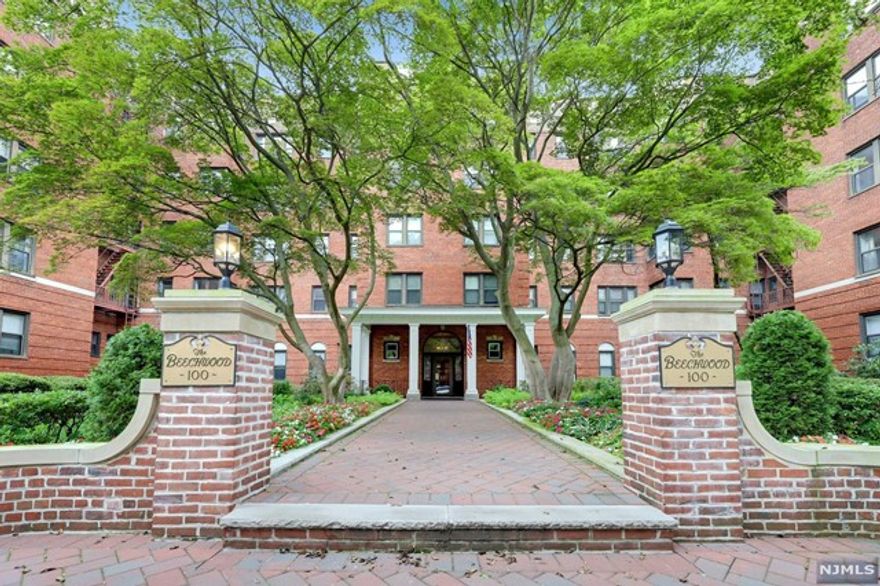 Just Fully renovated, large and bright one bedroom with balcony. Foyer entrance or dining area; brand new eat-in kitchen, featuring cortz countertops, glass tile backsplash and brand new stainless steel appliances. New tiled bath with walk in shower. Alcove that can be used as a home office or additional storage space adjacent to large master bedroom. Expansive sunny living room with balcony. Ample closets, high ceilings, refinished hardwood floors throughout. Gorgeous art deco building with marble lobby. Laundry on site. Close to all trans and Hackensack Medical Center. Parking as avail, $50 outdoor assigned and $85 garage. No dogs permitted; $200 move-in fee. Balance of special assessment to be equally shared between buyer/seller. Owners are licensed NJ Real Estate Brokers.