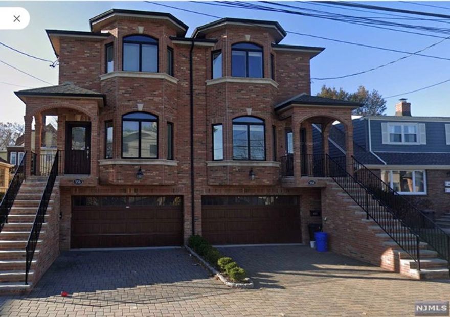 Located on one of the most desired blocks in town. Stunning and spacious 3-bedroom, 2.5 bath duplex. 1st floor are Living Rm, Family Rm, Dining Rm, Kitchen, Half Bath, 2nd floor are 3 additional bedrooms (one with walk in closet), 2 Full bath and lots of closet's space. Lower level (finished basement) features large recreation Rm, storage spaces, Half bath, tile floor & separate Entrance. Near Elementary School #1, minutes to the GWB, all major highways & public transportation to NYC.