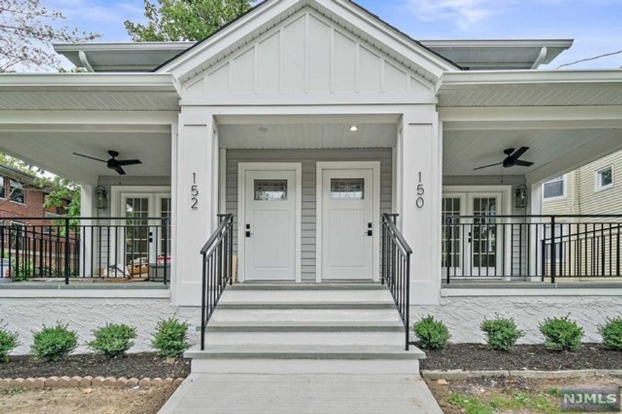 New fully renovated duplex townhome with four stories of finished space. Walking distance to Ridgewood downtown with shops, cafes and restaurants. Bluestone porch with ceiling fan, perfect for the summer time. Upon entering the house, custom mud bench leads to living room, brand new kitchen with quartz countertop and ss appliances, incl. large fridge and beverage fridge. Kitchen also features large farm sink and additional bar sink. Dining room on the back overlooking the yard. 1st floor also has powder room. 2nd floor features master bedroom with walk-in closet and master bathroom. Two additional bedrooms sharing hallway full bathroom. Fully finished attic great for storage. Fully finished basement has laundry area and tons of storage. Central heating and air conditioning. BONUS storage room at the back of the house. Credit check required. Tenant responsible for first $150 of each repair after 30 days. Owner has NJ real estate license.